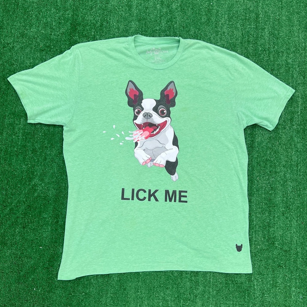 Green Bullywear “LICK ME” Tee (2XL)
